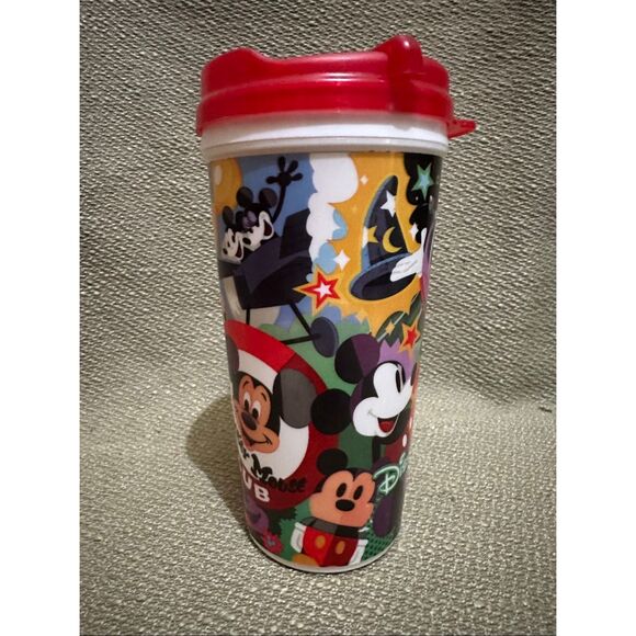 Walt Disney World Mickey Mouse Club Whirley Rapid Fill Reusable Travel Mug Cup - Picture 3 of 12
